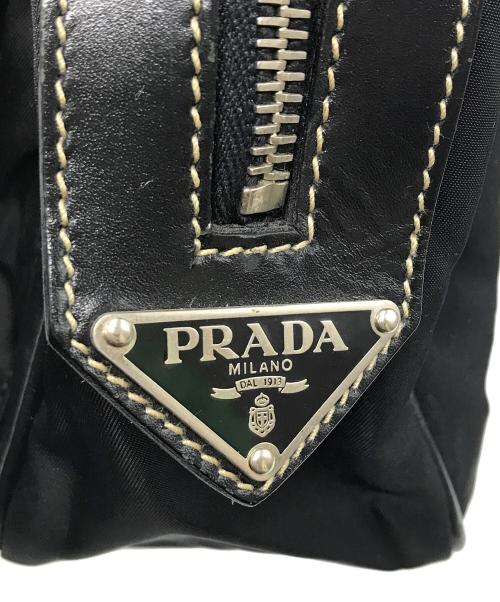 PRADA（プラダ）PRADA (プラダ) ワンショルダー ナイロンハンドバッグ ブラックの古着・服飾アイテム