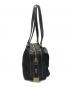 PRADA (プラダ) ワンショルダー ナイロンハンドバッグ ブラック：50000円