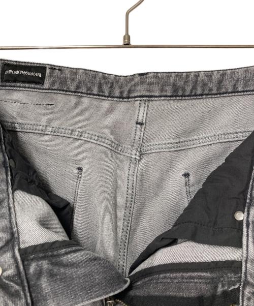 EMPORIO ARMANI（エンポリオアルマーニ）EMPORIO ARMANI (エンポリオアルマーニ) デニムパンツ ブラック サイズ:W31の古着・服飾アイテム