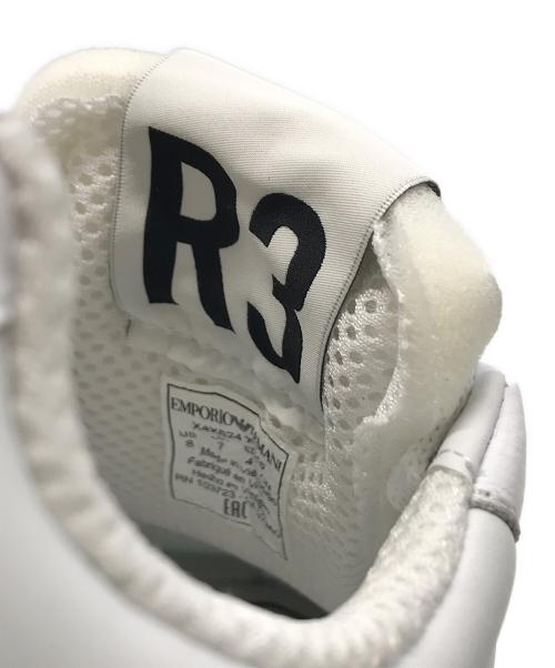 EMPORIO ARMANI（エンポリオアルマーニ）EMPORIO ARMANI (エンポリオアルマーニ) ローカットスニーカー X4X624 ホワイト サイズ:US8/UK7/EUR41の古着・服飾アイテム