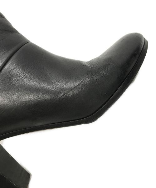 Maison Margiela 22（メゾンマルジェラ）Maison Margiela 22 (メゾンマルジェラ 22) ヒールショートブーツ 38WU0286 ブラック サイズ:37の古着・服飾アイテム
