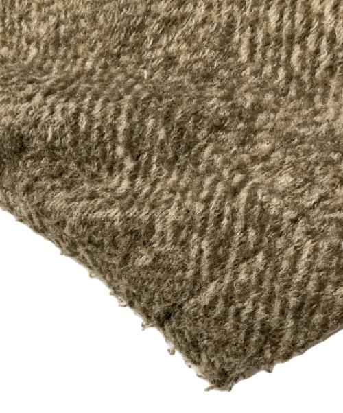 Spick and Span（スピック＆スパン）Spick and Span (スピックアンドスパン) Wスライバーヘリンボーンボリュームコート ブラウン サイズ:38の古着・服飾アイテム