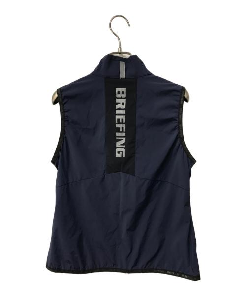 BRIEFING（ブリーフィング）BRIEFING (ブリーフィング) ジップアップベスト BRG231W35 ネイビー サイズ:Sの古着・服飾アイテム