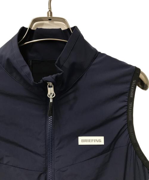 BRIEFING（ブリーフィング）BRIEFING (ブリーフィング) ジップアップベスト BRG231W35 ネイビー サイズ:Sの古着・服飾アイテム