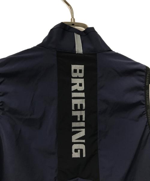 BRIEFING（ブリーフィング）BRIEFING (ブリーフィング) ジップアップベスト BRG231W35 ネイビー サイズ:Sの古着・服飾アイテム