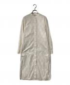 marimekkoマリメッコ）の古着「チェックワンピース」｜ベージュ