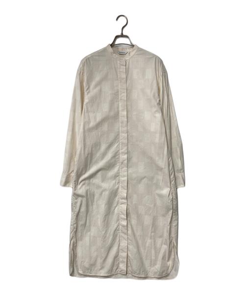 marimekko（マリメッコ）marimekko (マリメッコ) チェックワンピース ベージュ サイズ:34の古着・服飾アイテム