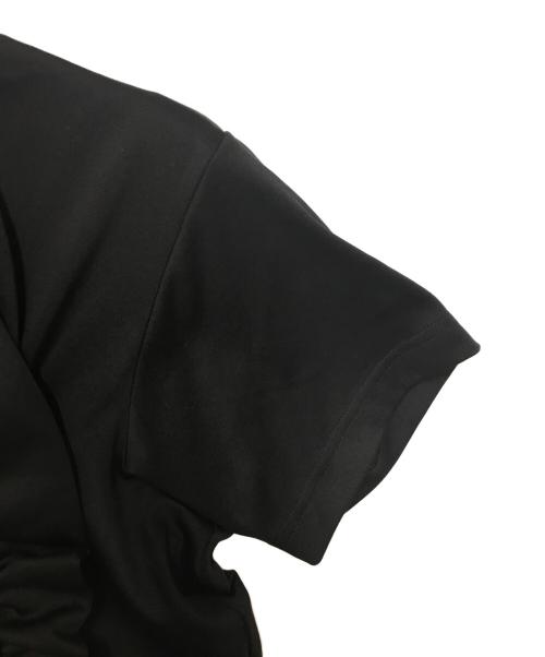 COMME des GARCONS（コムデギャルソン）COMME des GARCONS (コムデギャルソン) フロントフリル Tシャツ GF-T051 AD2010 ブラック サイズ:Sの古着・服飾アイテム