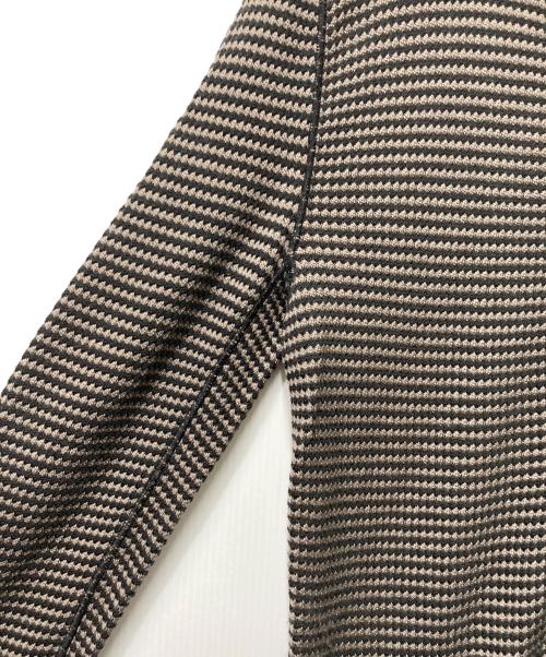 ARMANI COLLEZIONI（アルマーニ コレツィオーニ）ARMANI COLLEZIONI (アルマーニ コレツィオーニ) カーディガン ブラウン×グレー サイズ:52の古着・服飾アイテム