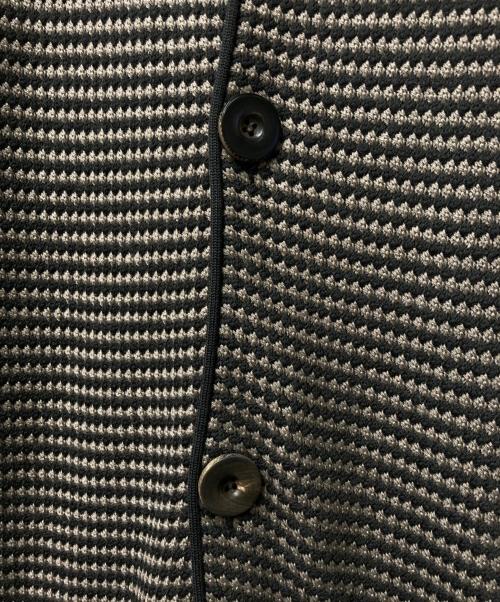 ARMANI COLLEZIONI（アルマーニ コレツィオーニ）ARMANI COLLEZIONI (アルマーニ コレツィオーニ) カーディガン ブラウン×グレー サイズ:52の古着・服飾アイテム