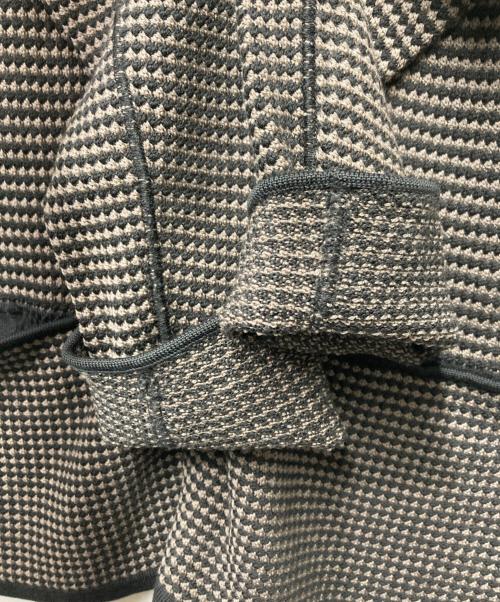 ARMANI COLLEZIONI（アルマーニ コレツィオーニ）ARMANI COLLEZIONI (アルマーニ コレツィオーニ) カーディガン ブラウン×グレー サイズ:52の古着・服飾アイテム