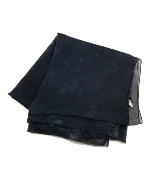 COMME des GARCONS（コムデギャルソン）COMME des GARCONS (コムデギャルソン) シアータイダイ染めストール GK114010 ブラックの古着・服飾アイテム