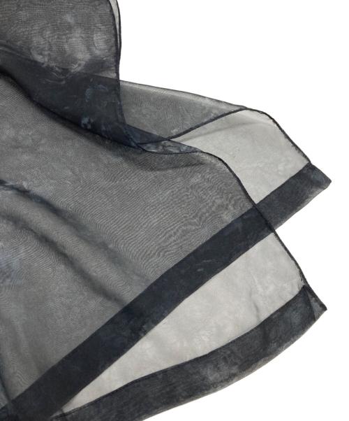 COMME des GARCONS（コムデギャルソン）COMME des GARCONS (コムデギャルソン) シアータイダイ染めストール GK114010 ブラックの古着・服飾アイテム