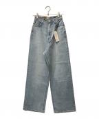 YANUKヤヌーク）の古着「JOAN ルーズ ストレート デニムパンツ 57131301」｜インディゴ