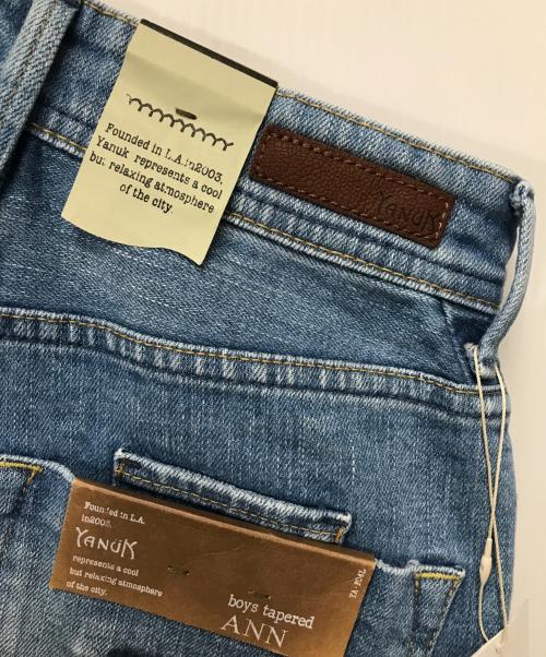 YANUK（ヤヌーク）YANUK (ヤヌーク) ボーイズテーパードANN 57124251 インディゴ サイズ:W23 未使用品の古着・服飾アイテム