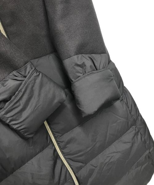 HERNO（ヘルノ）HERNO (ヘルノ) スタンドカラー切替ダウンコート グレー サイズ:40の古着・服飾アイテム