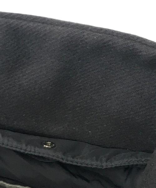 HERNO（ヘルノ）HERNO (ヘルノ) スタンドカラー切替ダウンコート グレー サイズ:40の古着・服飾アイテム