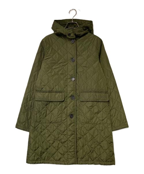 MACKINTOSH（マッキントッシュ）MACKINTOSH (マッキントッシュ) キルティングフーデットコート オリーブ サイズ:38の古着・服飾アイテム