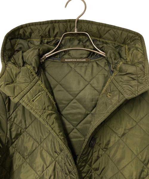 MACKINTOSH（マッキントッシュ）MACKINTOSH (マッキントッシュ) キルティングフーデットコート オリーブ サイズ:38の古着・服飾アイテム