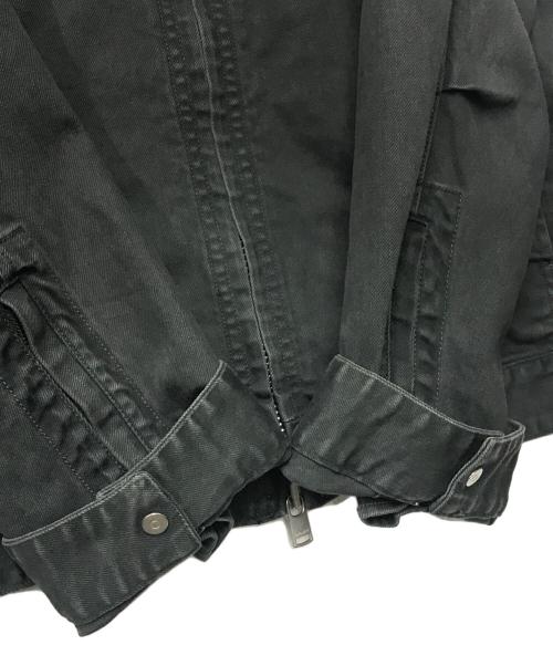 nonnative（ノンネイティブ）nonnative (ノンネイティブ) TRUCKER BLOUSON C/P KATSURAGI STRETCH OVERDYED VW グレー サイズ:3の古着・服飾アイテム
