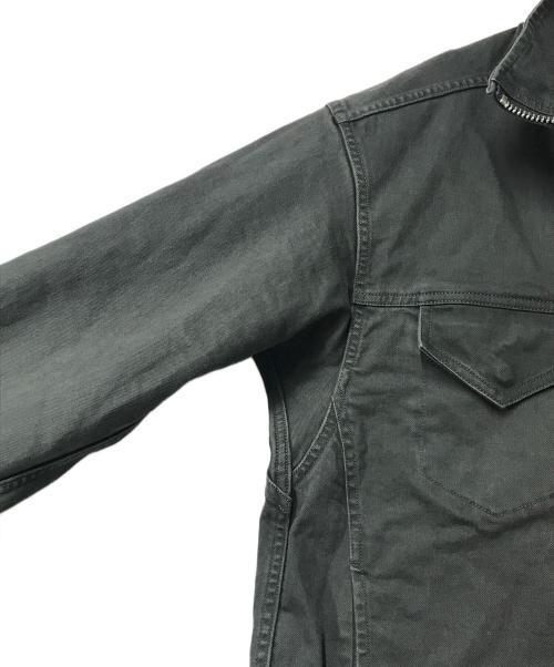 nonnative（ノンネイティブ）nonnative (ノンネイティブ) TRUCKER BLOUSON C/P KATSURAGI STRETCH OVERDYED VW グレー サイズ:3の古着・服飾アイテム