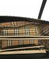中古・古着 Burberry's (バーバリーズ) シャドーホース ノバチェック ハンドバッグ ブラック×ベージュ：32000円