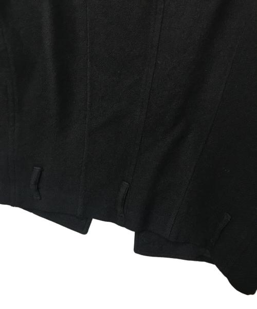 ANN DEMEULEMEESTER（アンドゥムルメステール）ANN DEMEULEMEESTER (アンドゥムルメステール) ウールジャケット ブラック サイズ:XSの古着・服飾アイテム