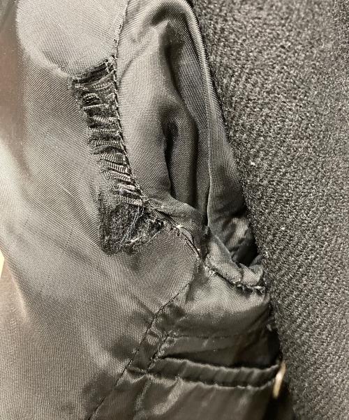 ANN DEMEULEMEESTER（アンドゥムルメステール）ANN DEMEULEMEESTER (アンドゥムルメステール) ウールジャケット ブラック サイズ:XSの古着・服飾アイテム