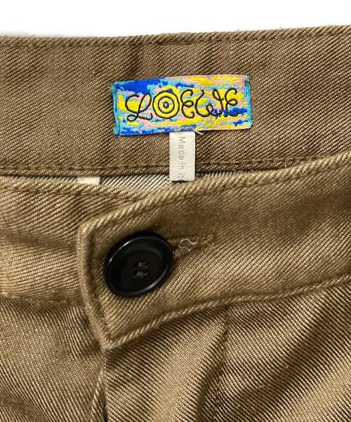 LOEWE（ロエベ）LOEWE (ロエベ) 20SS Eye LOEWE Nature/アイ ロエベ ネイチャー 切替カーゴパンツ ブラウン×ピンク サイズ:44の古着・服飾アイテム