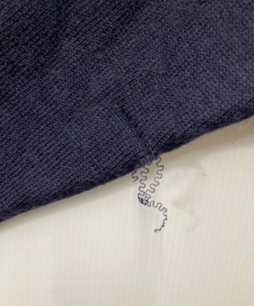 COMME des GARCONS HOMME（コムデギャルソン オム）COMME des GARCONS HOMME (コムデギャルソン オム) ダメージ加工ウールカーディガン HN-040030 AD2000 アーカイブ ネイビー サイズ:不明の古着・服飾アイテム