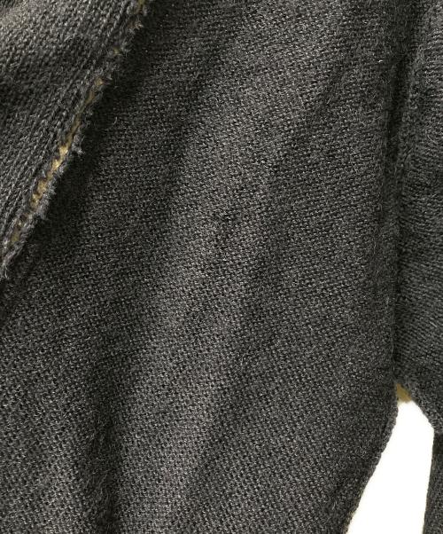 COMME des GARCONS HOMME（コムデギャルソン オム）COMME des GARCONS HOMME (コムデギャルソン オム) ダメージ加工ウールカーディガン HN-040030 AD2000 アーカイブ ネイビー サイズ:不明の古着・服飾アイテム