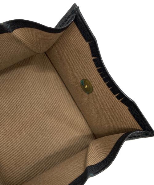 PORTER（ポーター）PORTER (ポーター) レザー2つ折り財布 ブラックの古着・服飾アイテム