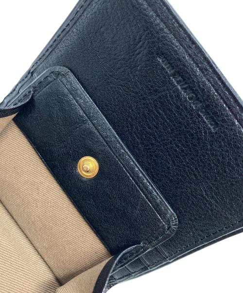 PORTER（ポーター）PORTER (ポーター) レザー2つ折り財布 ブラックの古着・服飾アイテム