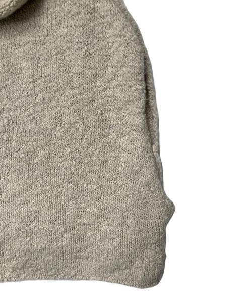 evam eva（エヴァムエヴァ）evam eva (エヴァムエヴァ) アルパカ混タートルネックニットベスト ベージュ サイズ:FREEの古着・服飾アイテム