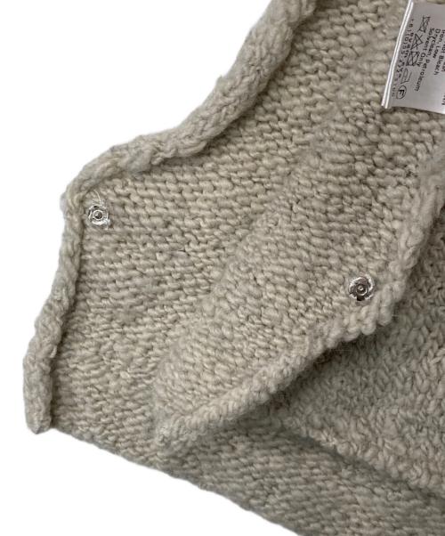 evam eva（エヴァムエヴァ）evam eva (エヴァムエヴァ) アルパカ混タートルネックニットベスト ベージュ サイズ:FREEの古着・服飾アイテム