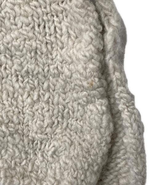 evam eva（エヴァムエヴァ）evam eva (エヴァムエヴァ) アルパカ混タートルネックニットベスト ベージュ サイズ:FREEの古着・服飾アイテム