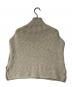 evam eva (エヴァムエヴァ) アルパカ混タートルネックニットベスト ベージュ サイズ:FREE：5000円