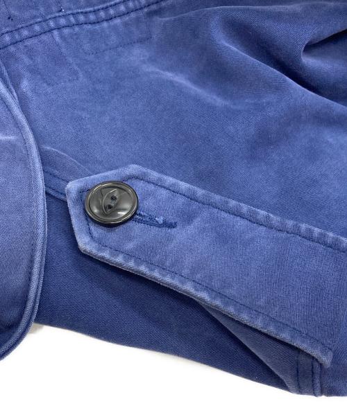 MADISON BLUE（マディソンブルー）MADISON BLUE (マディソンブルー) BACK SATIN FRENCH WORK JACKET バックサテンフレンチワークジャケット ネイビー サイズ:00の古着・服飾アイテム