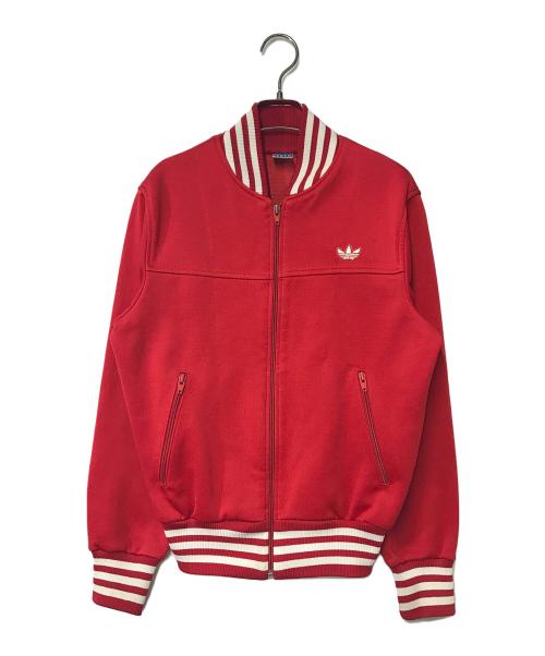 adidas（アディダス）adidas (アディダス) トラックブルゾン レッド サイズ:Sの古着・服飾アイテム
