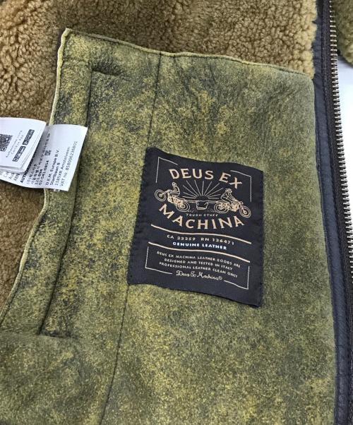 DEUS EX MACHINA（デウス エクス マキナ）DEUS EX MACHINA (デウス エクス マキナ) Julian レザージャケット DMF86450 ブラウン サイズ:Mの古着・服飾アイテム