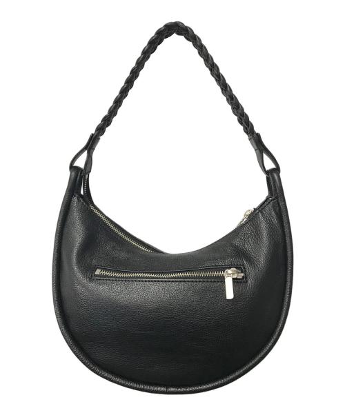 MOTHERHOUSE（マザーハウス）MOTHERHOUSE (マザーハウス) ラウンド ムーン 2 ウェイ ハンド ブラックの古着・服飾アイテム