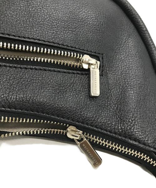 MOTHERHOUSE（マザーハウス）MOTHERHOUSE (マザーハウス) ラウンド ムーン 2 ウェイ ハンド ブラックの古着・服飾アイテム