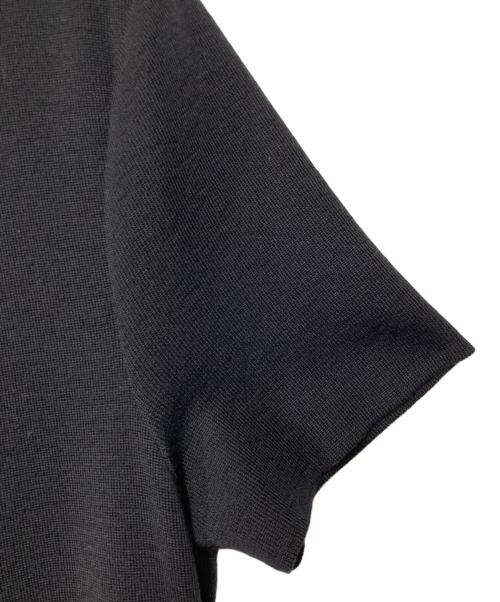 Leilian（レリアン）Leilian (レリアン) 半袖ワンピース ウールワンピース ブラック サイズ:13+の古着・服飾アイテム