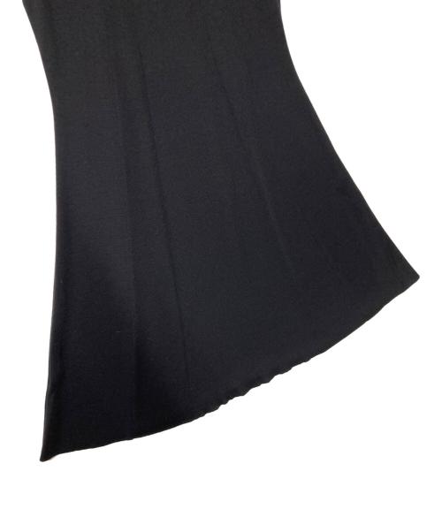 Leilian（レリアン）Leilian (レリアン) 半袖ワンピース ウールワンピース ブラック サイズ:13+の古着・服飾アイテム