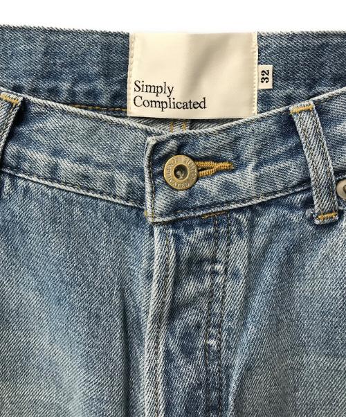 SIMPLY COMPLICATED（シンプリーコンプリケイティド）SIMPLY COMPLICATED (シンプリーコンプリケイティド) BF ST JEAN 25SS3001 インディゴ サイズ:W32の古着・服飾アイテム