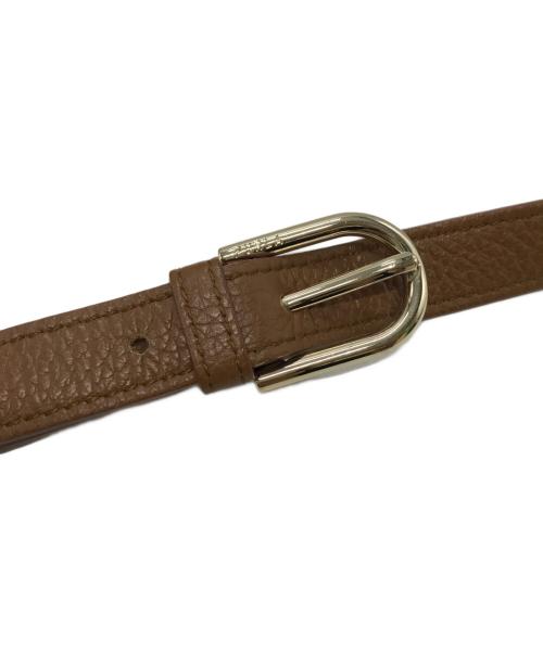 FURLA（フルラ）FURLA (フルラ) バケットバッグ ベージュ×ブラウンの古着・服飾アイテム