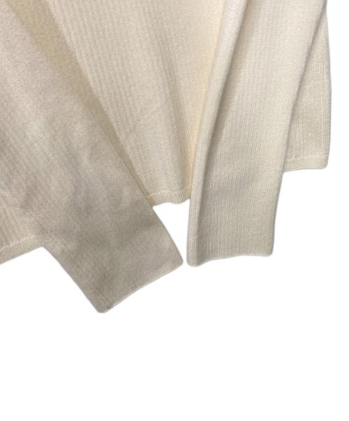 LOUNIE（ルーニー）LOUNIE (ルーニー) ボートネックリブニットプルオーバー ベージュ サイズ:Fの古着・服飾アイテム