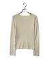 LOUNIE (ルーニー) ボートネックリブニットプルオーバー ベージュ サイズ:F：4000円