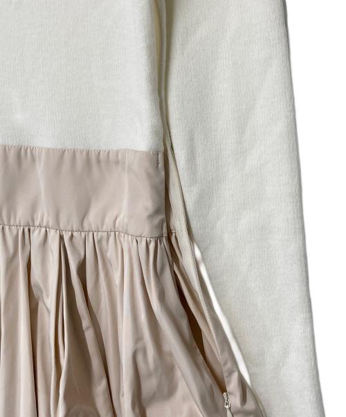 LOUNIE（ルーニー）LOUNIE (ルーニー) ニット切替ワンピース アイボリー サイズ:SIZE 36 未使用品の古着・服飾アイテム