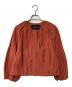 LOUNIE（ルーニー）の古着「ノーカラーブルゾン」｜レッド